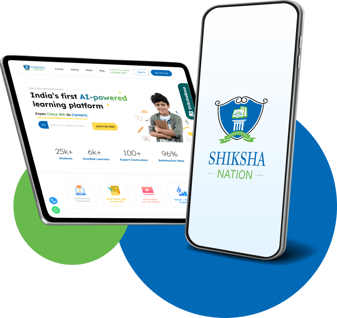 Shiksha Nation App on Phone & Tablet