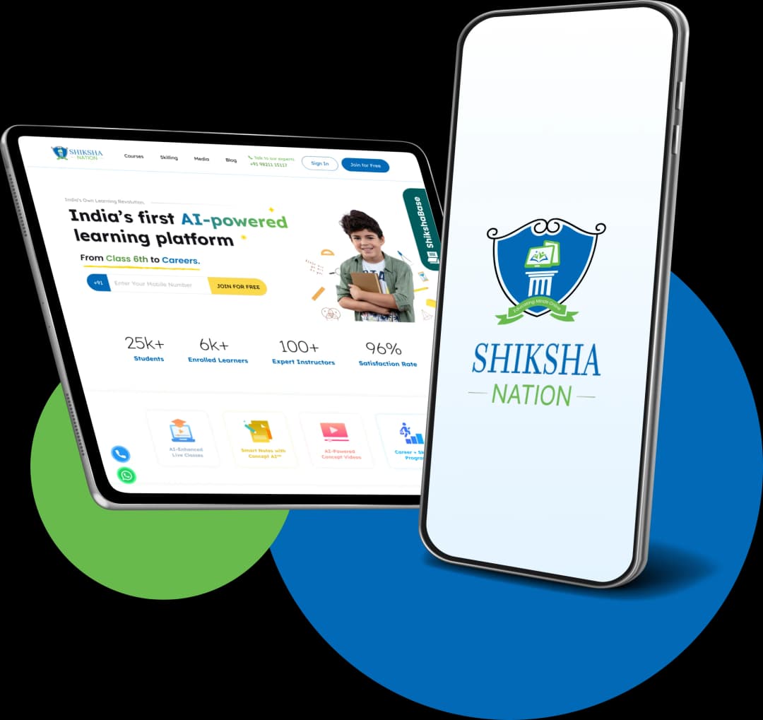 Shiksha Nation App on Phone & Tablet