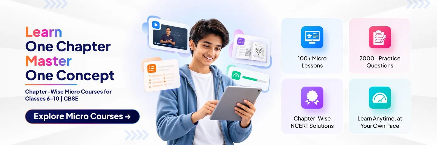 Chapter-wise micro courses for Classes 6-10, CBSE
