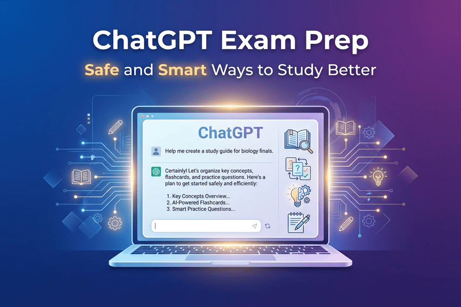 ChatGPT Exam Prep: Safe and Smart Ways to Study Better ChatGPT Exam Prep: Safe and Smart Ways to Study Better