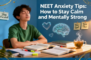 student learning NEET anxiety tips to understand exam stress