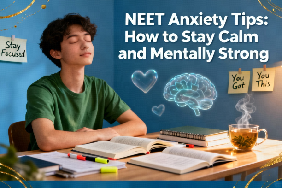 student learning NEET anxiety tips to understand exam stress