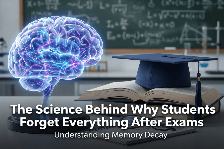 The Science Behind Why Students Forget Everything After Exams