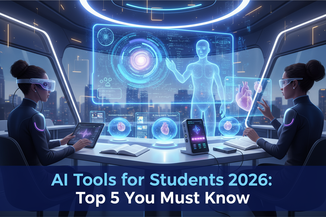 AI Tools for Students 2026 – smart learning apps helping students study efficiently.