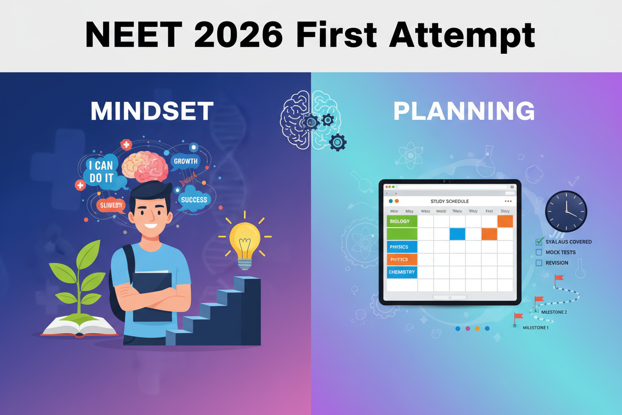 NEET 2026 First Attempt study guide for students