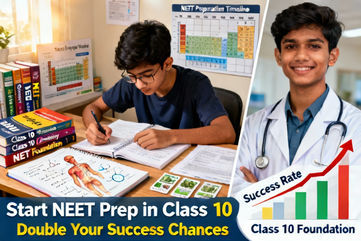 NEET Prep in Class 10 student learning biology concepts
