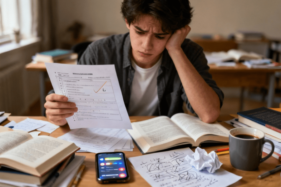 Why Students Fail to Score Even After Studying