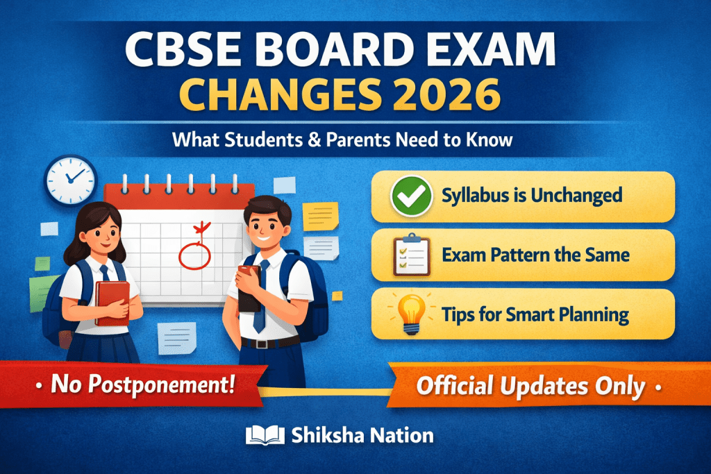 CBSE Board Exam Changes 2026: Clear Explanation for Class 10 & 12