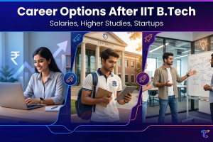IIT students exploring career options after B.Tech