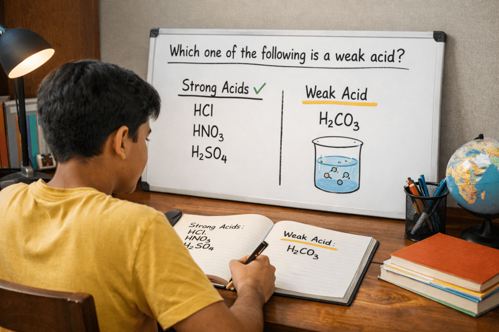 Which One of the Following Is a Weak Acid? Explained Simply