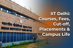 IIT Delhi campus view representing the academic environment and variety of IIT Delhi courses.
