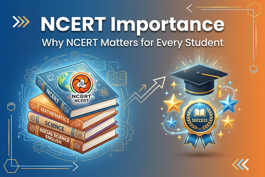 Student studying NCERT books to understand NCERT importance in 2025