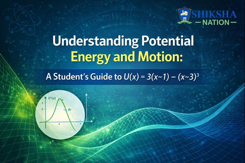 Potential Energy and Motion: A Student’s Guide to U(x) = 3(x−1) − (x−3)³ Potential Energy and Motion: A Student’s Guide to U(x) = 3(x−1) − (x−3)³