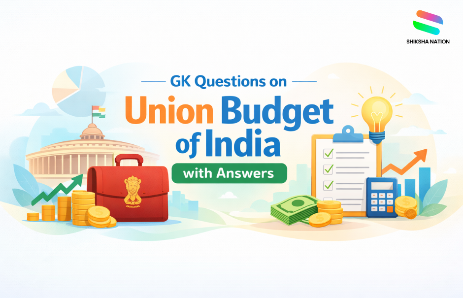 GK Questions on Union Budget of India with Answers