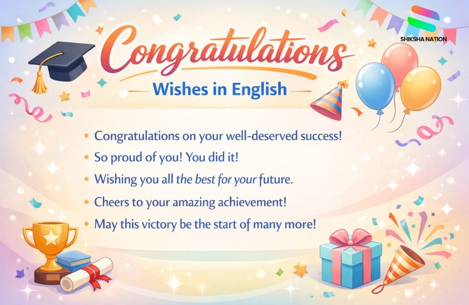 Congratulations Wishes in English