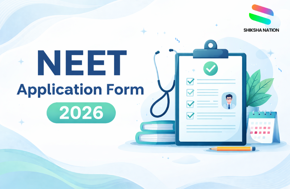 NEET Application Form 2026 illustration showing online registration process on the official NTA website