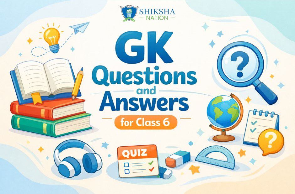 GK Questions for Class 6 with Answers 2026 in English & Hindi