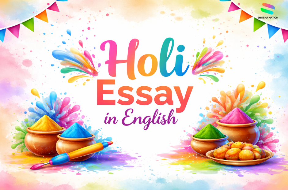 Holi Festival Essay in English for Students (100 to 1000) Words