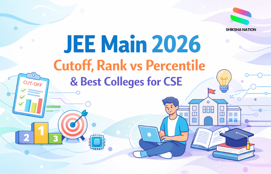 JEE Main 2026 Cutoff, Rank vs Percentile & Best Colleges for CSE – Complete Student Guide JEE Main 2026 Cutoff, Rank vs Percentile & Best Colleges for CSE – Complete Student Guide