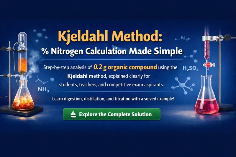 0.2 g Organic Compound Kjeldahl Analysis: Complete Guide to % Nitrogen Calculation 0.2 g Organic Compound Kjeldahl Analysis: Complete Guide to % Nitrogen Calculation