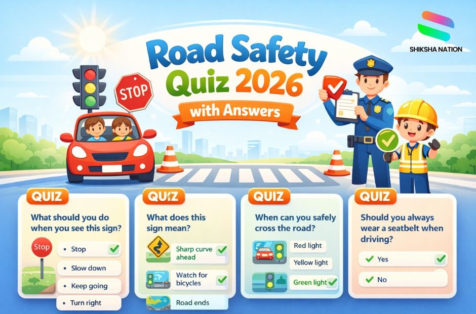Road Safety Quiz 2026 with Answers