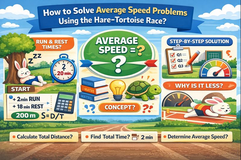 How to Calculate the Average Speed of the Hare in the Hare -Tortoise Race How to Calculate the Average Speed of the Hare in the Hare -Tortoise Race