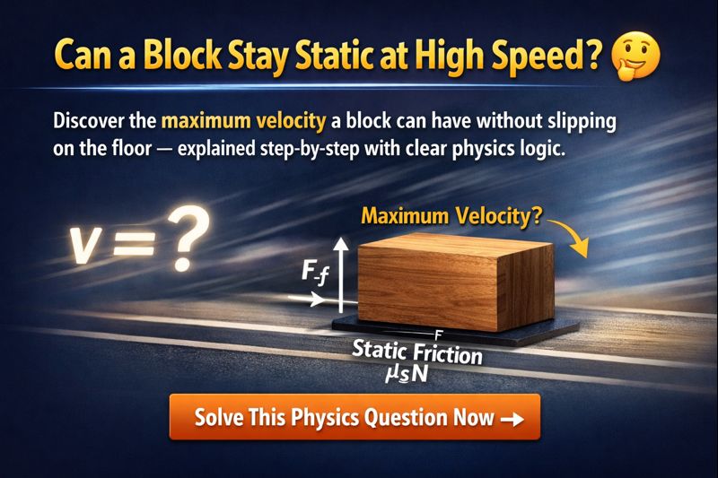 What Is the Maximum Velocity a Block Can Have While Remaining Static on the Floor? Understanding Static Friction in Motion What Is the Maximum Velocity a Block Can Have While Remaining Static on the Floor? Understanding Static Friction in Motion