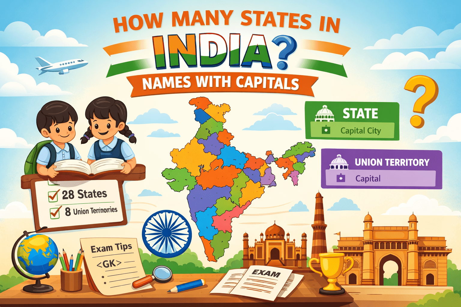 How Many States Are There in India? Updated List of 28 States and Capitals