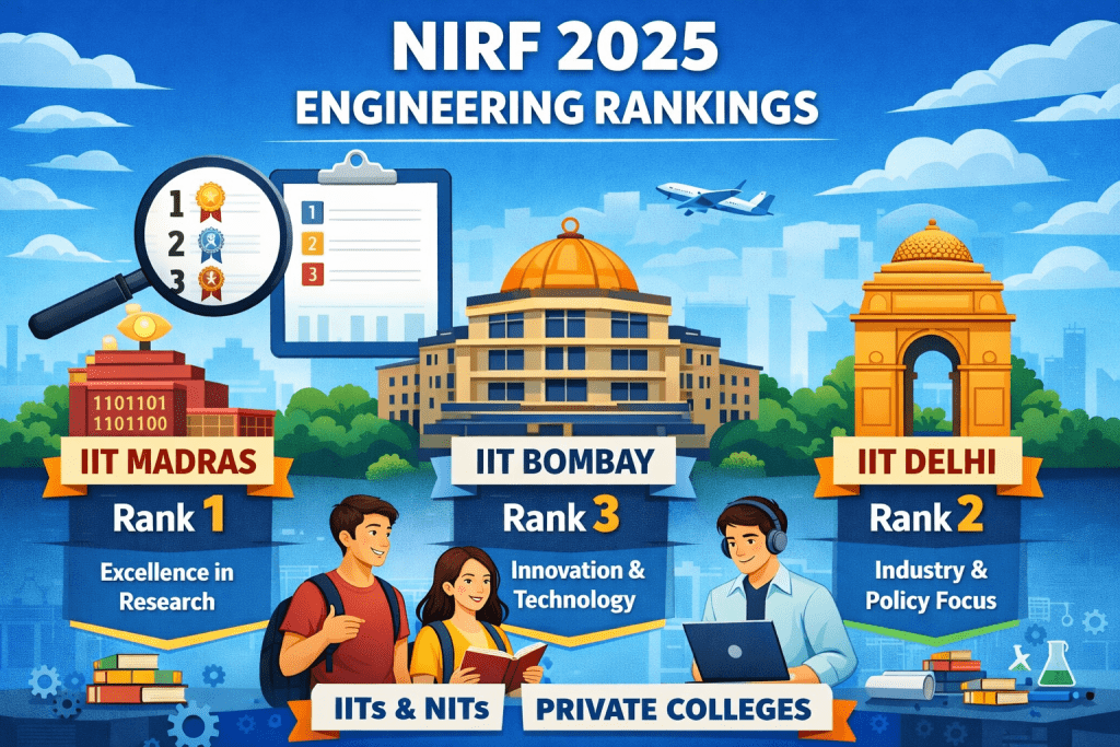 Top 50 Engineering Colleges in India as per NIRF 2025 Top 50 Engineering Colleges in India as per NIRF 2025