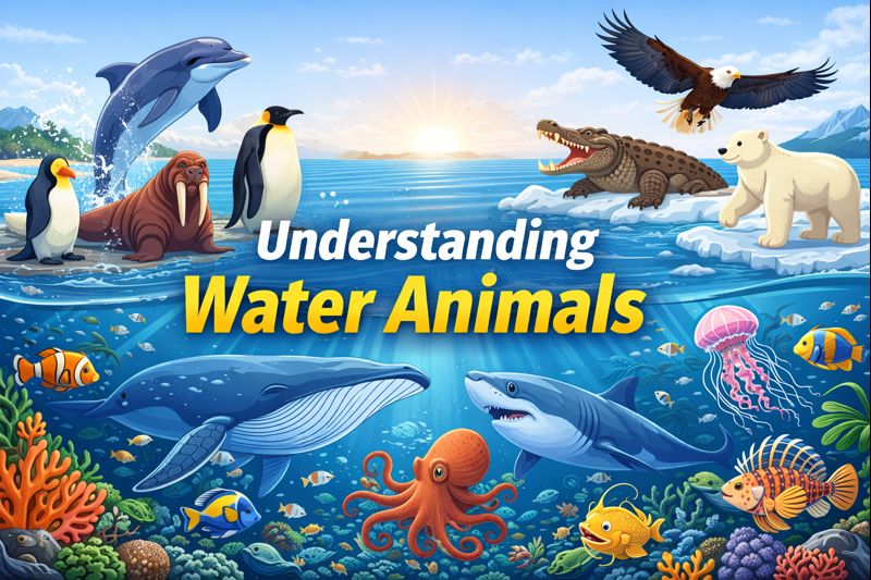 Water Animals: A Complete Guide for Students and Educators