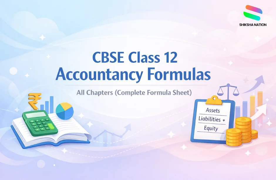 CBSE Class 12 Accountancy Formulas – All Chapters (Complete Formula Sheet)