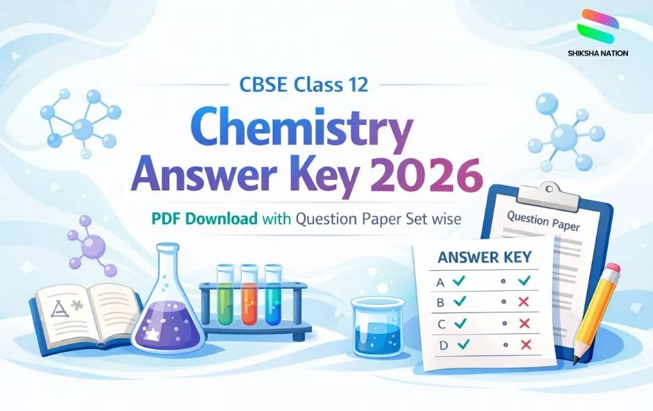 CBSE Class 12 Chemistry Answer Key 2026 PDF Download