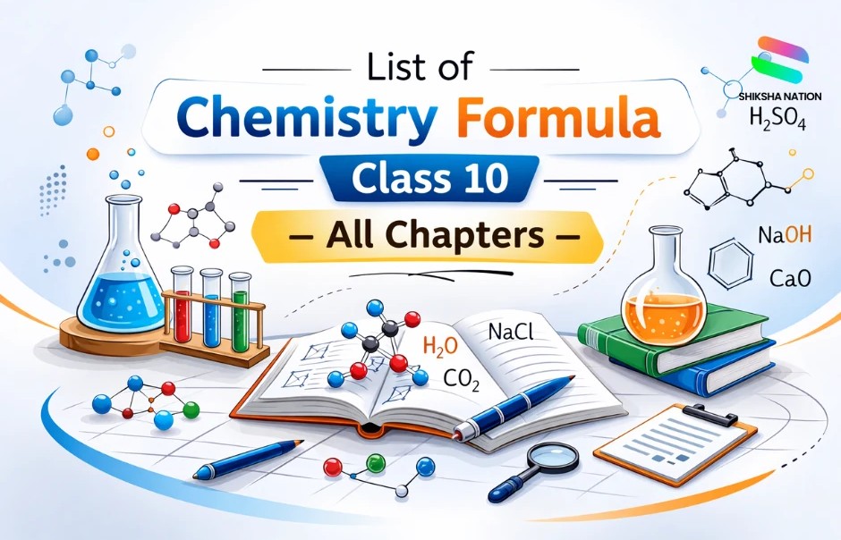 CBSE Class 12 Chemistry Formulas Chapters wise