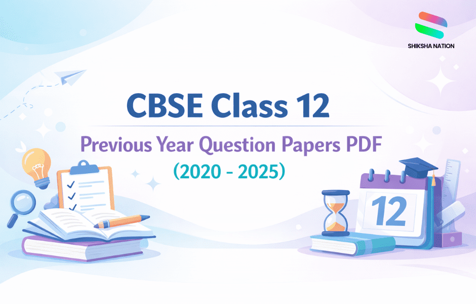 CBSE Class 12 Previous Year Question Papers PDF (2020 – 2025) Physics, Chemistry, Maths, Biology and English
