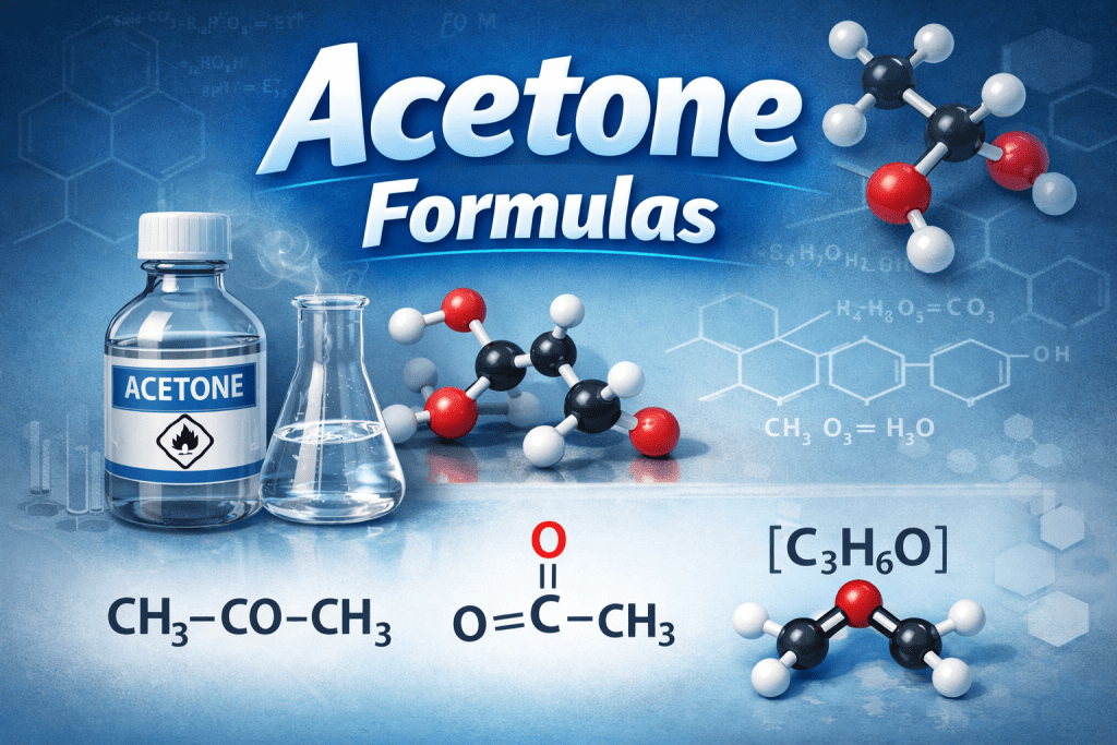 Acetone Formulas: Comprehensive Reference for Students Acetone Formulas: Comprehensive Reference for Students