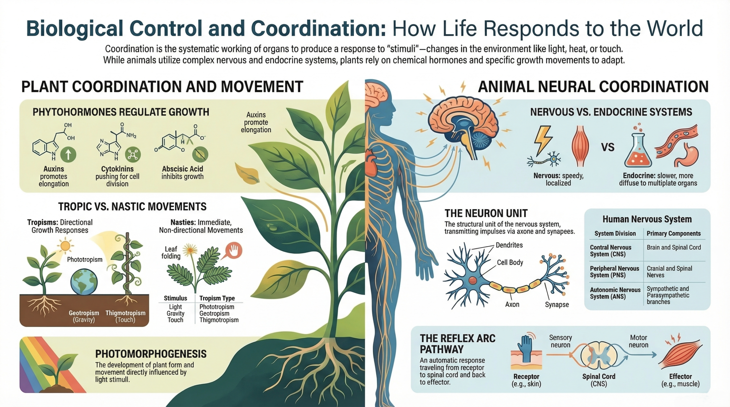 Control and Coordination class 10 science