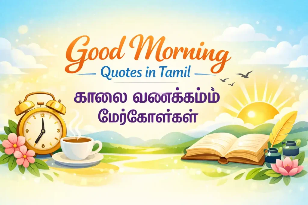 Best Good Morning Quotes in Tamil Images