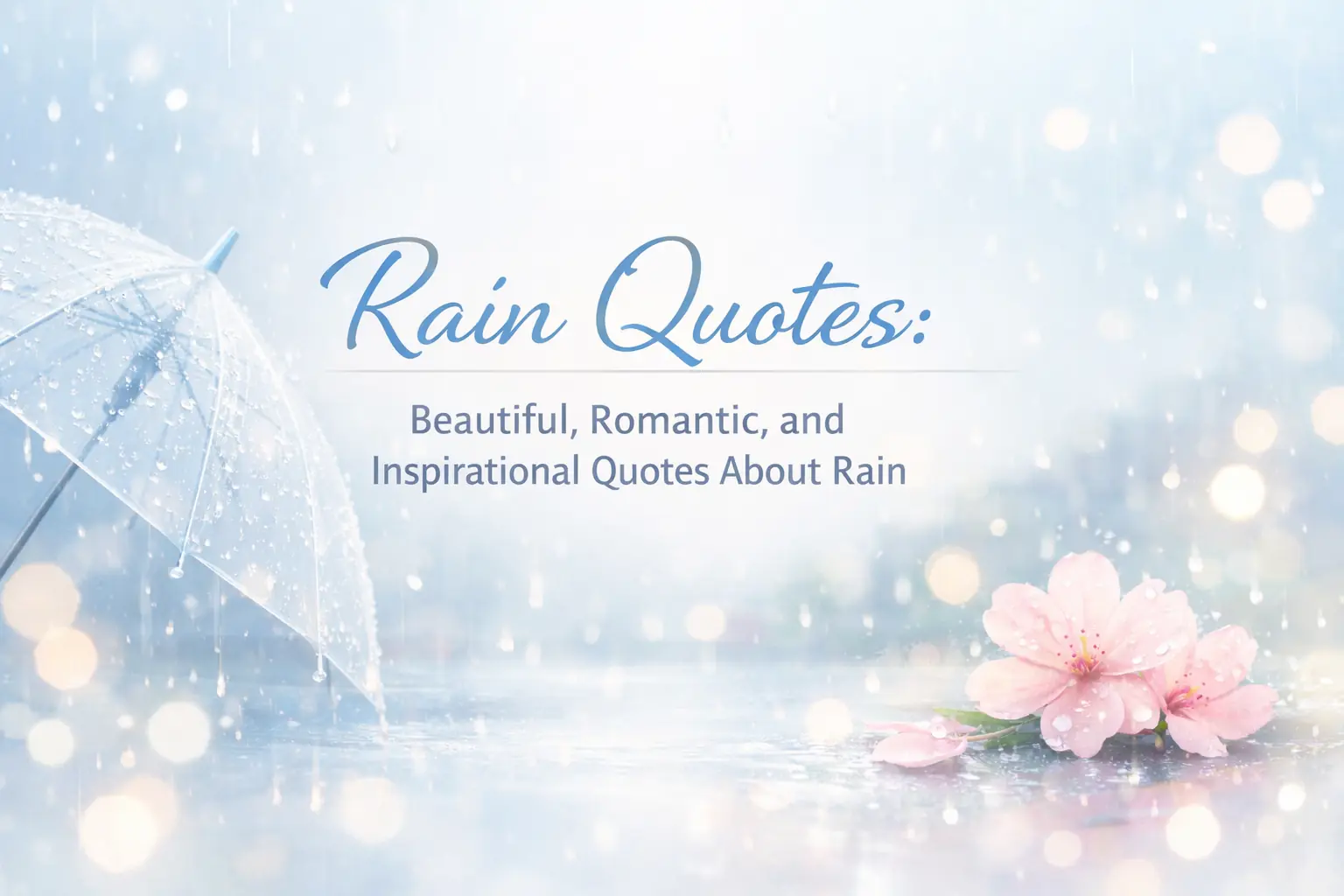Best Rain Quotes Images