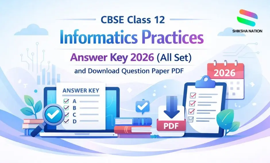 CBSE Class 12 Informatics Practices Answer Key 2026