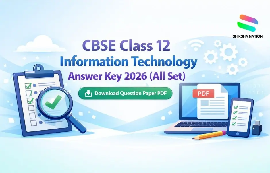 Class 12 Information Technology Answer Key 2026