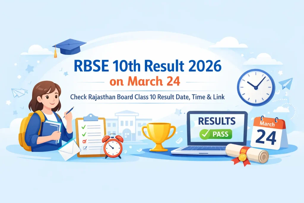 Rajasthan Board 10th Result To Be Announced