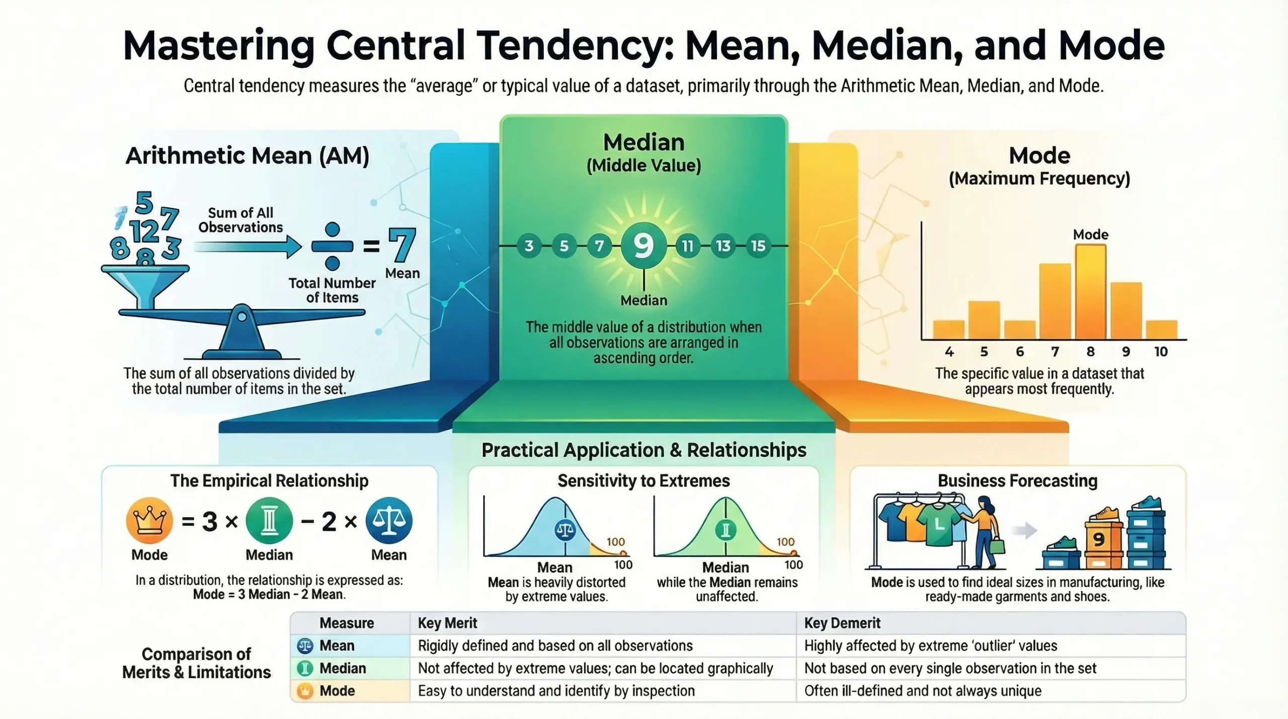 Statistics Chapter 13 Class 10 Maths Revision Notes