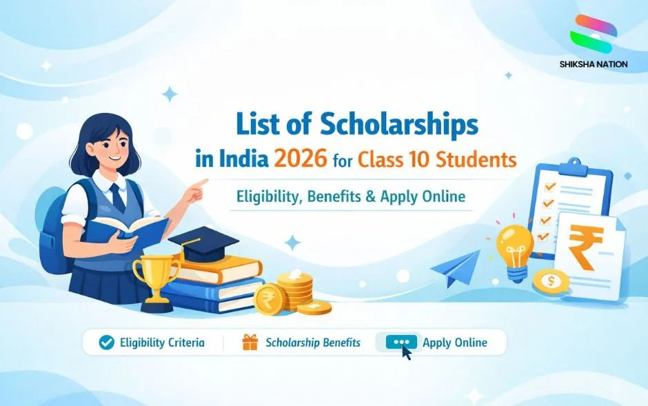 Top Scholarships in India 2026 for Class 10