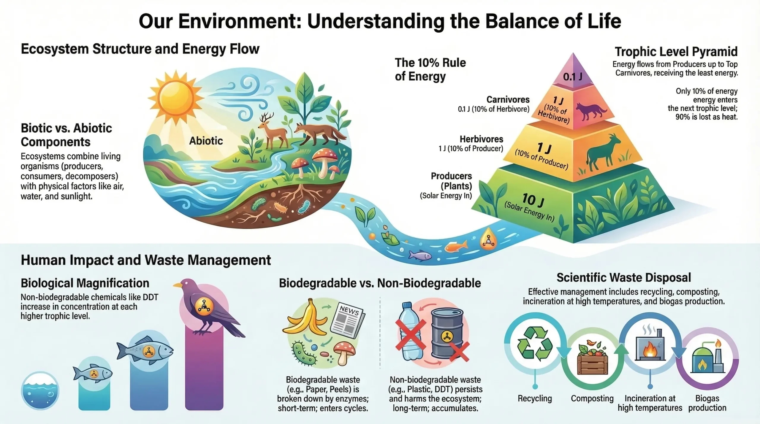 Our Environment Chapter 13 Class 10 Biology Revision Notes