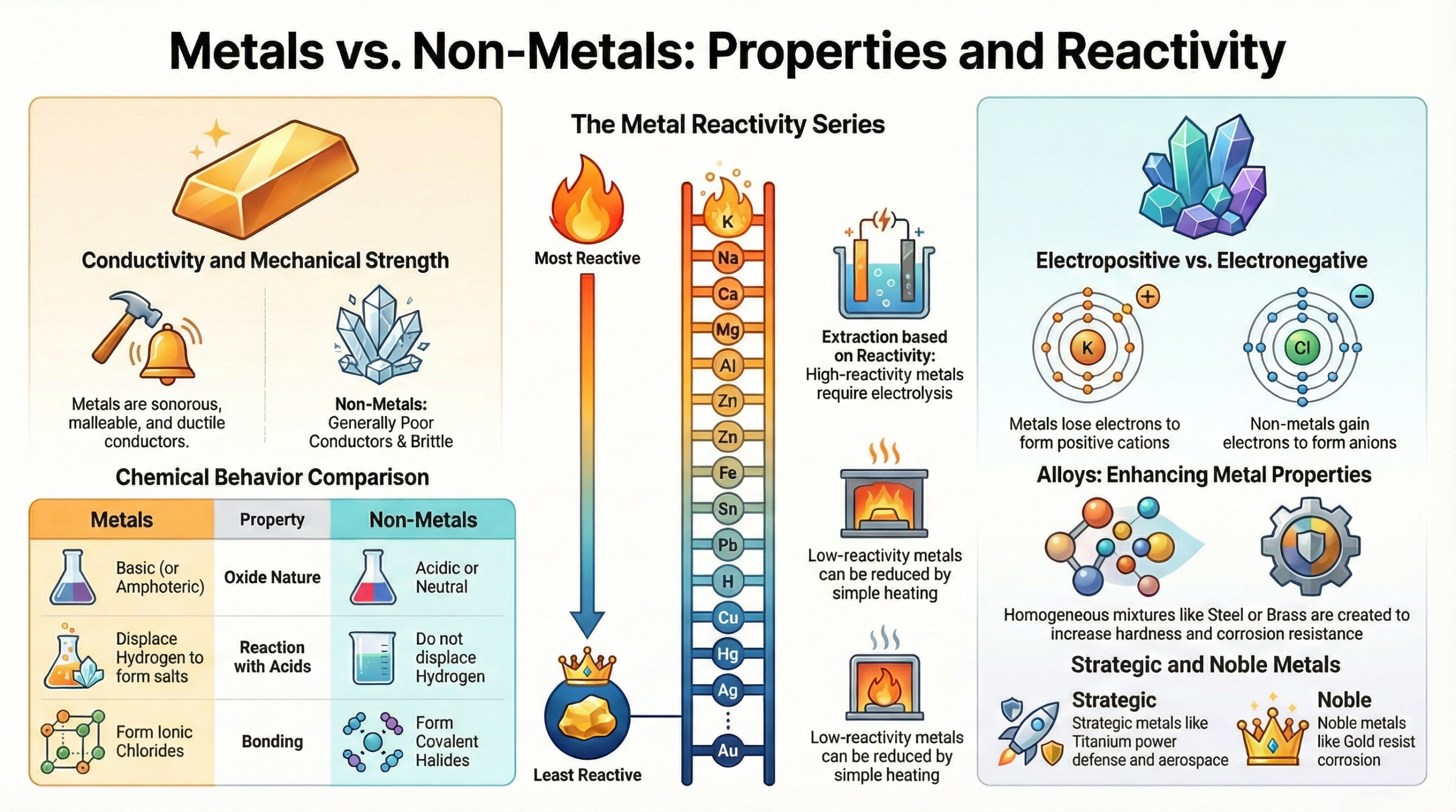 Class 10 Metals and Non Metals Notes