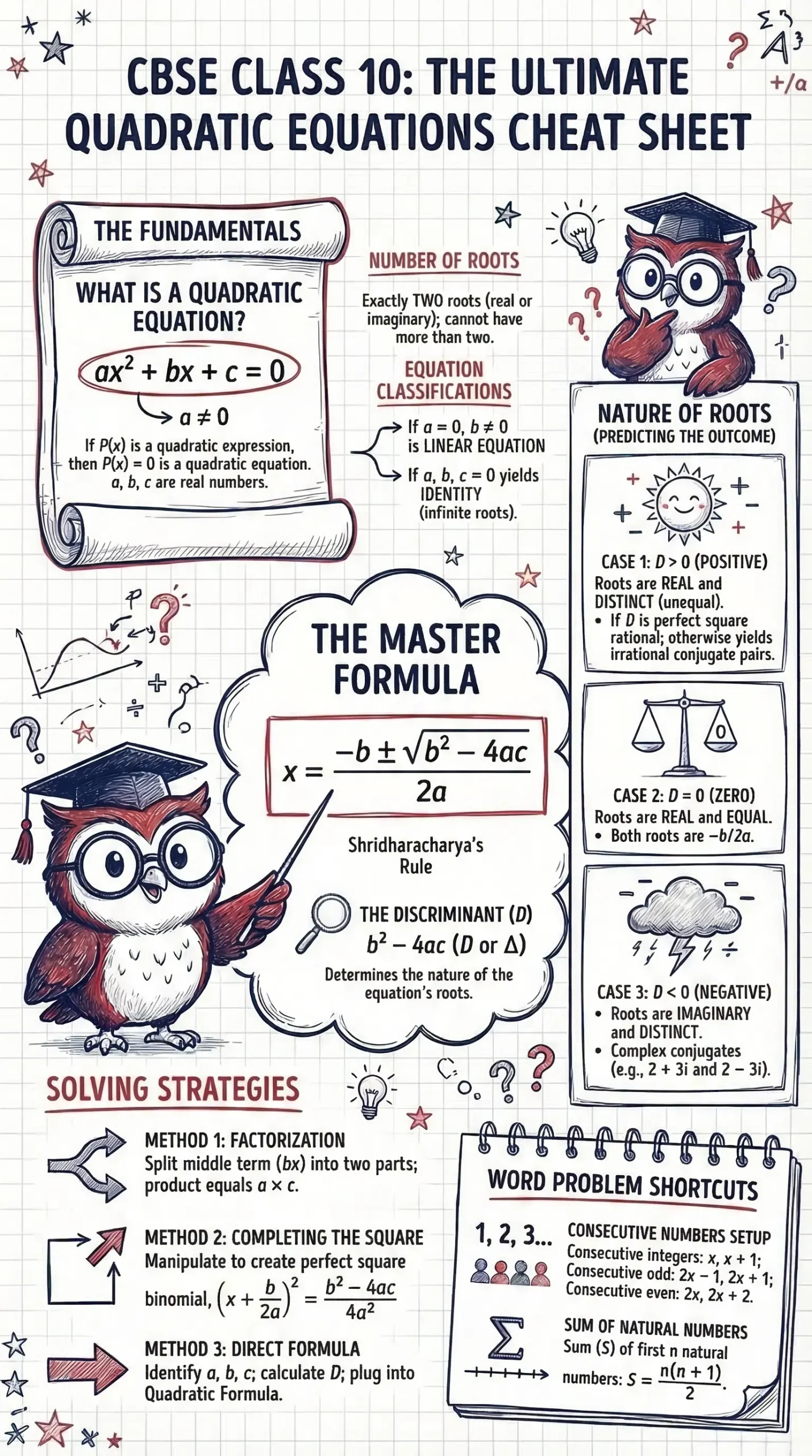 Quadratic Equations Quick Revision
