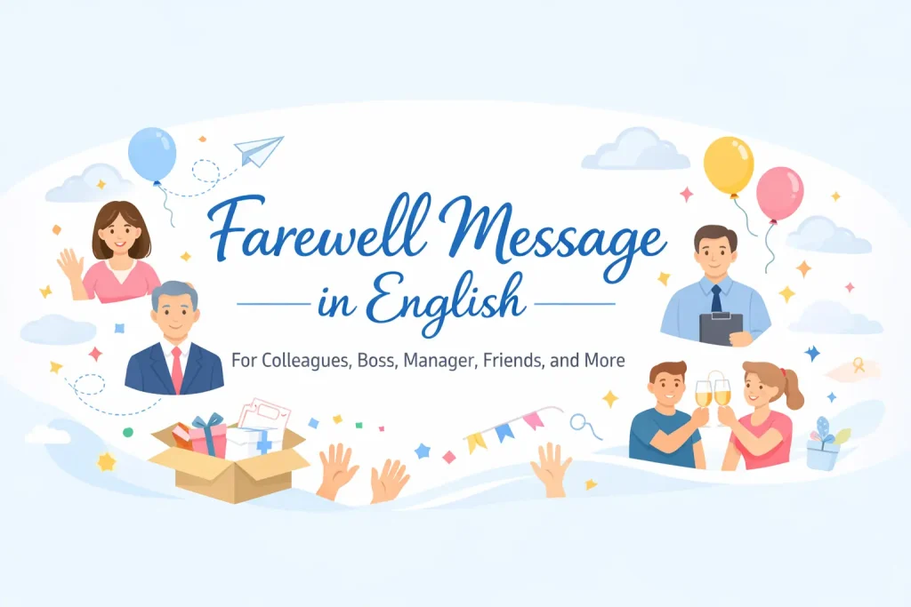 Farewell Message Image