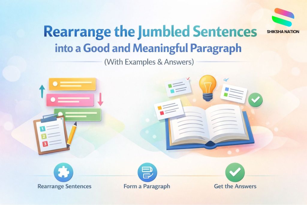 Rearrange the Jumbled Sentences