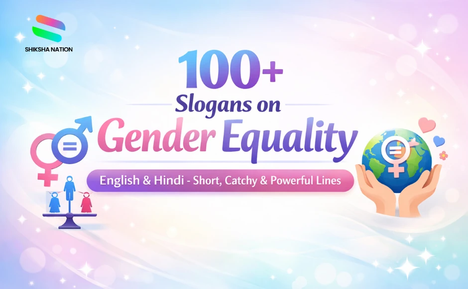 Slogans on Gender Equality English & Hindi 