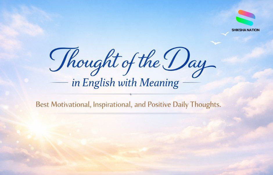 Thought of the Day in English with Meaning